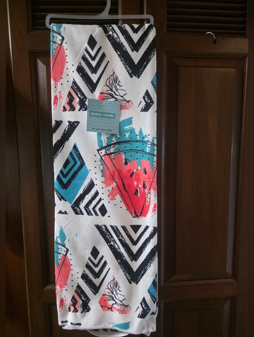 NWT Beach Towel 80's/90's Theamed 30 X 60"